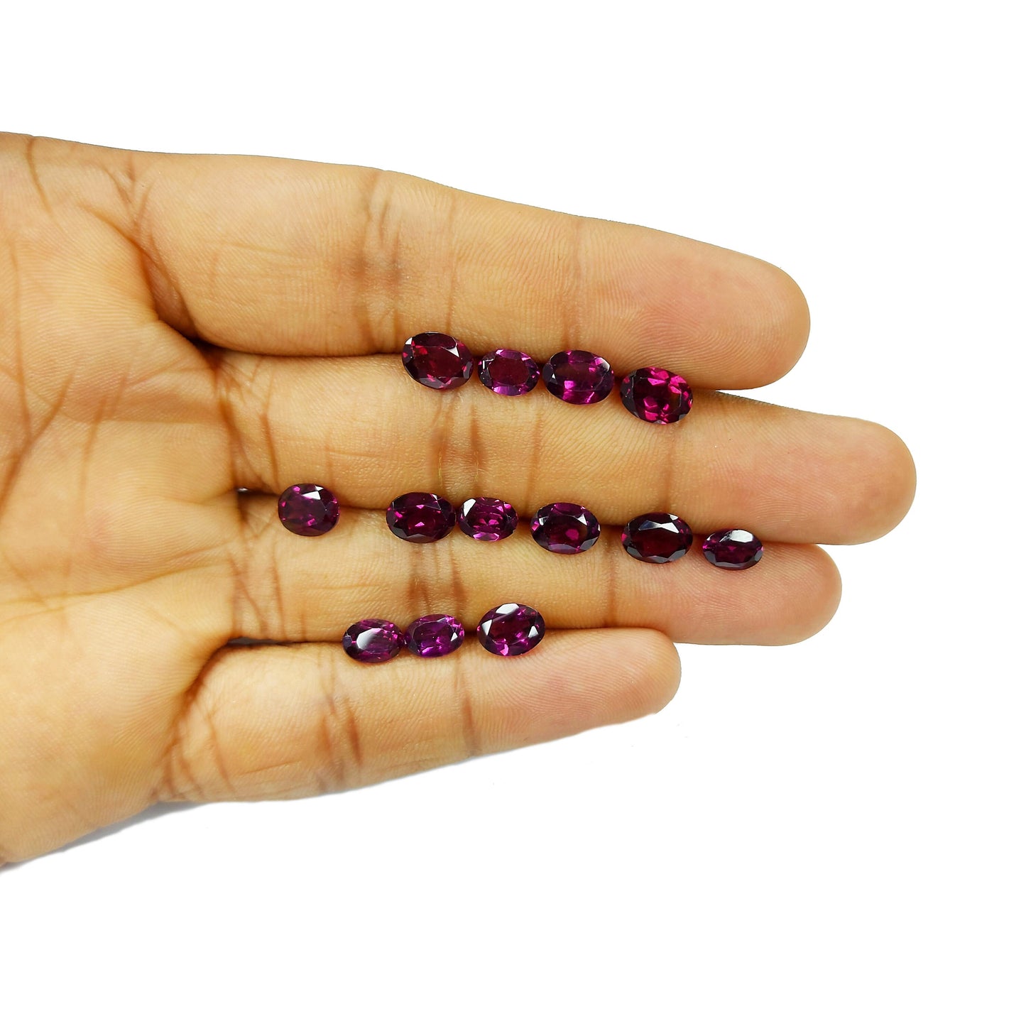 Natural African Rhodolite Calibrated Ovals | 5x7mm & 6x8mm