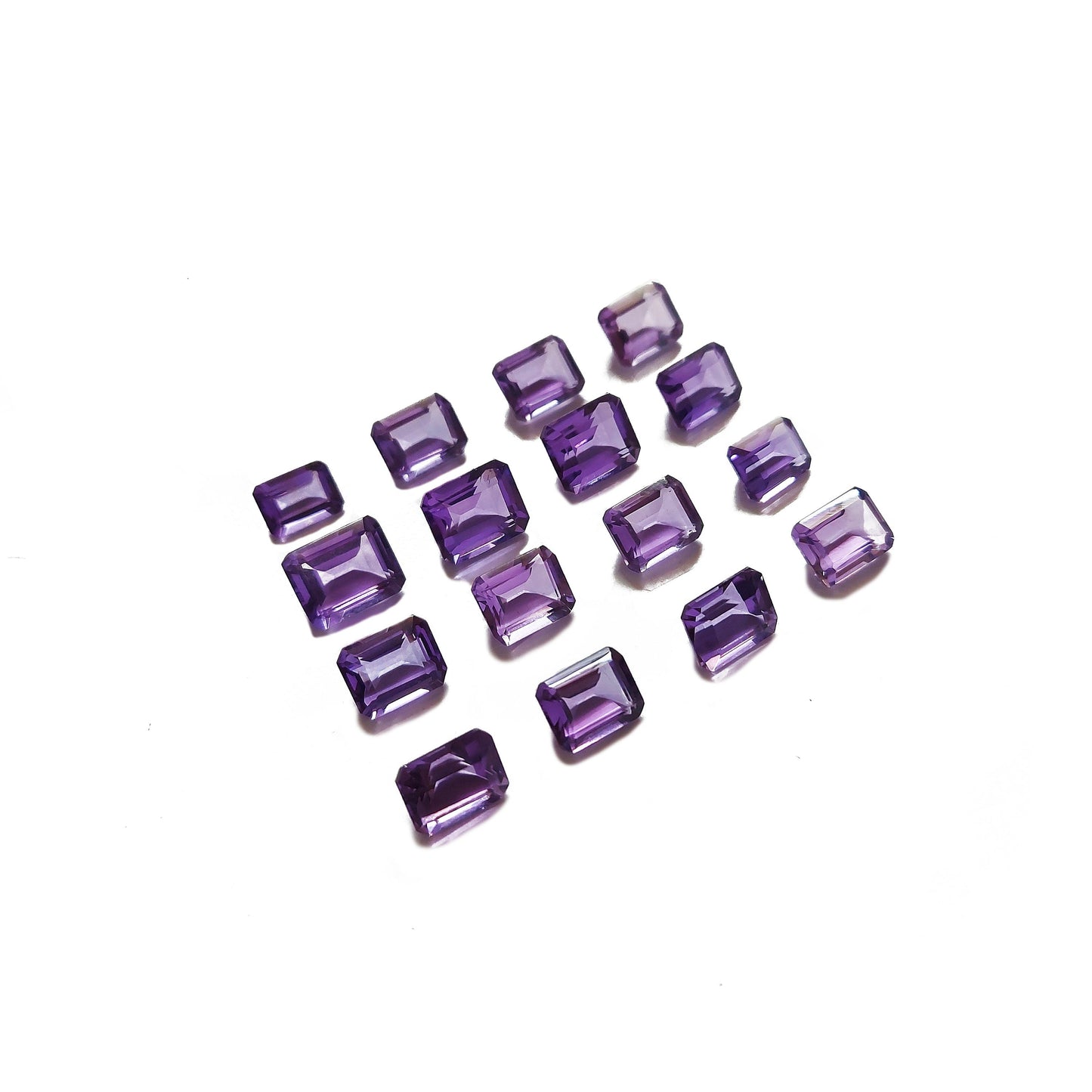 Natural Brazil Amethyst Calibrated Octagons | 7x9mm & 8x10 & 9x11mm                                                                mm & 9x11mm
