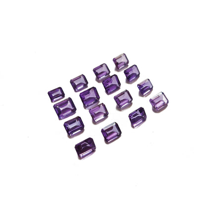 Natural Brazil Amethyst Calibrated Octagons | 7x9mm & 8x10 & 9x11mm                                                                mm & 9x11mm