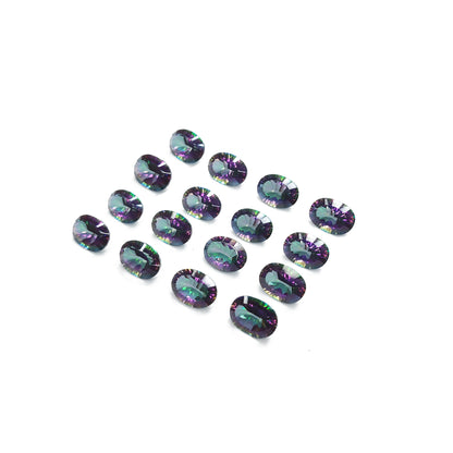 Natural Mystic Quartz Calibrated Ovals | 9x11mm & 10x14mm