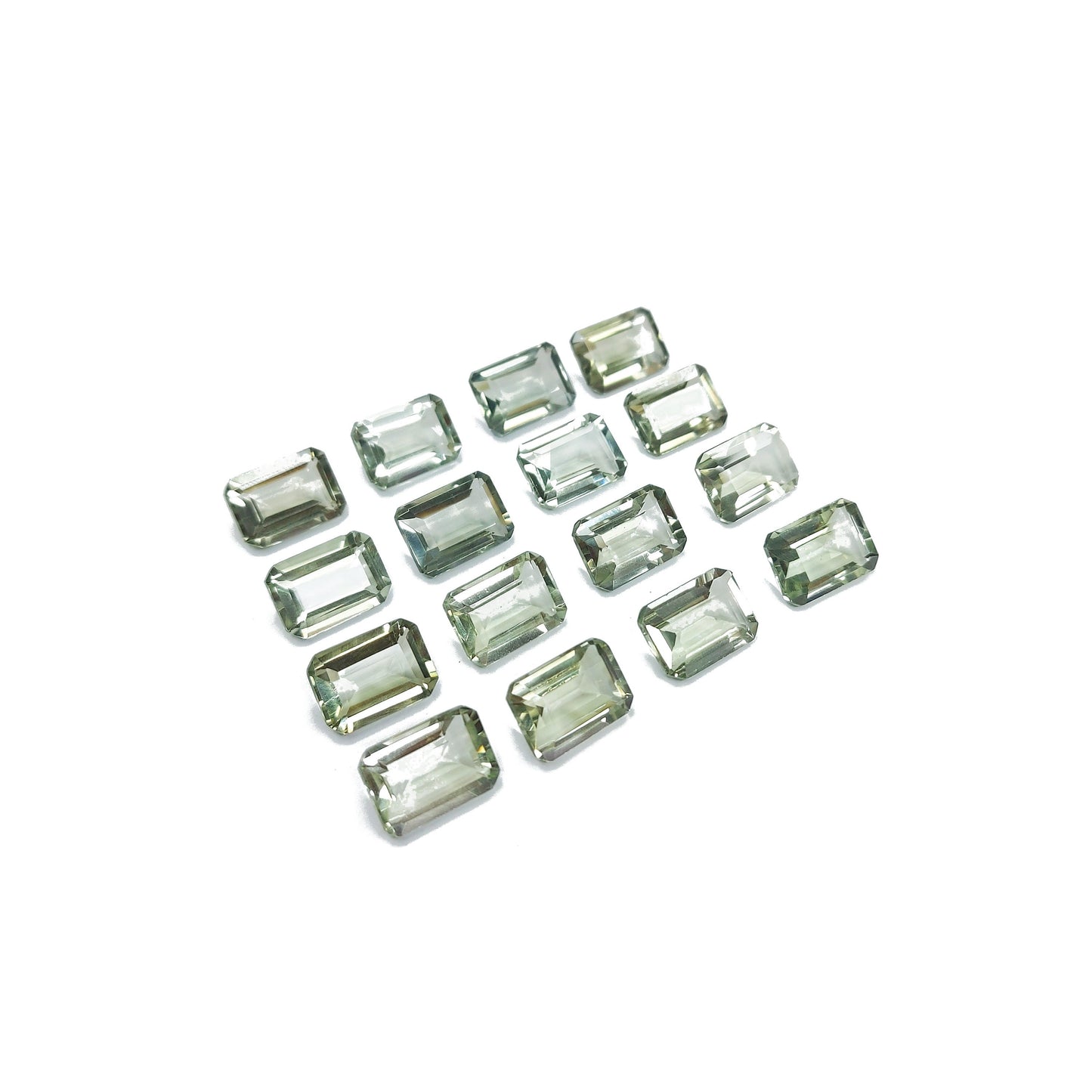 Natural Brazil Green Amethyst Calibrated Octagons | 10x12mm & 10x14mm