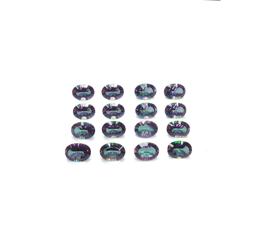 Natural Mystic Quartz Calibrated Ovals | 9x11mm & 10x14mm